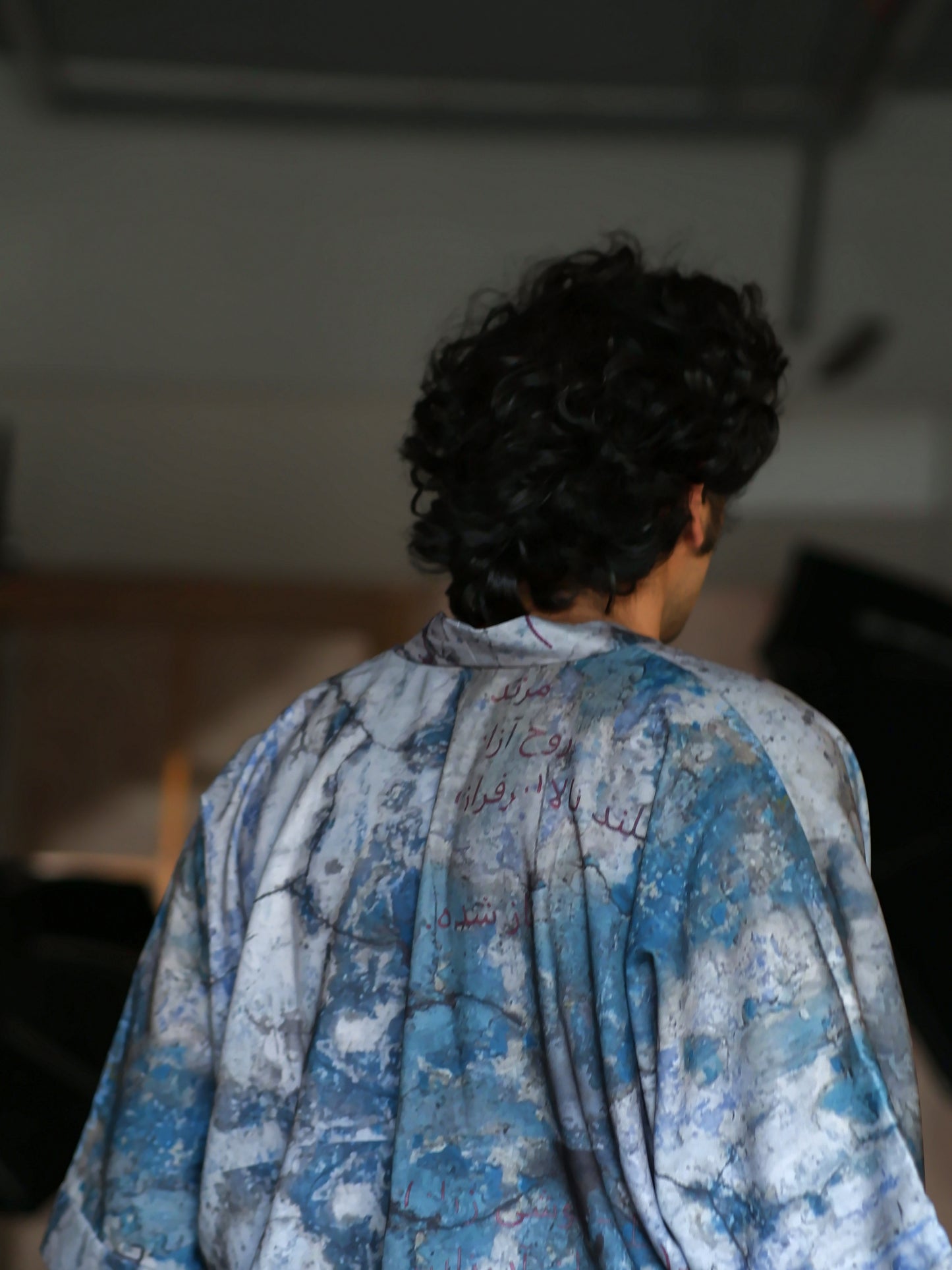 V neck Japanese Kimono Shirt