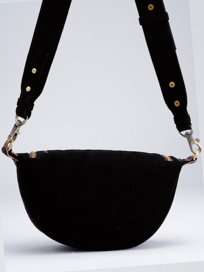 Black Japanese Fanny Bag