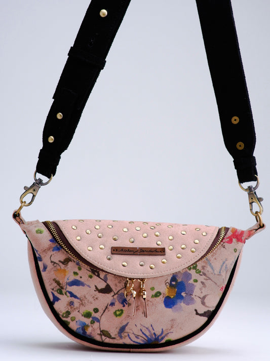 Light Pink Floral Fanny Bag