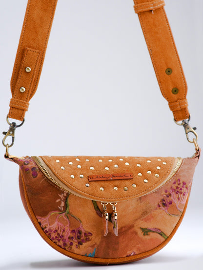 Brown Floral Fanny Bag