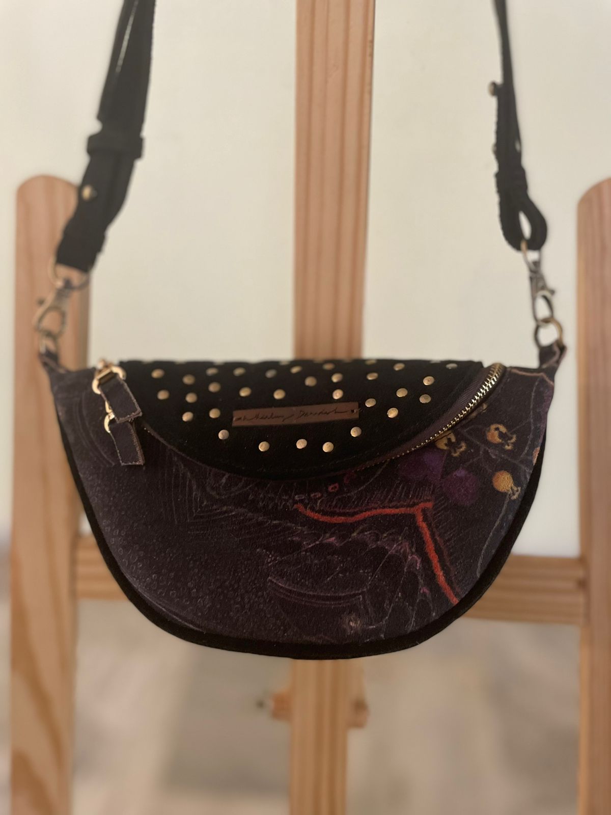 Black Japanese Fanny Bag