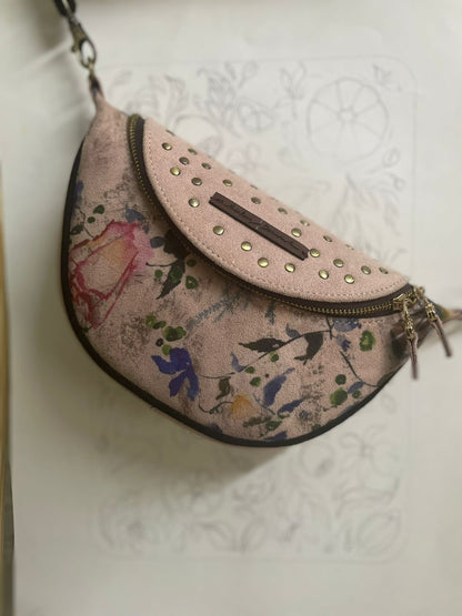 Light Pink Floral Fanny Bag